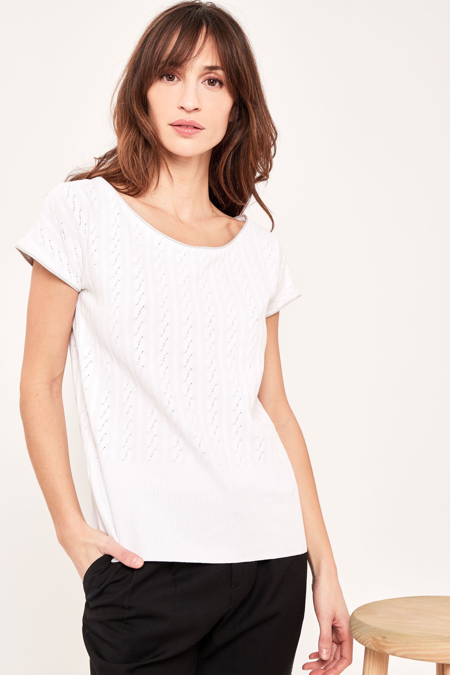 La Divine, en blanc